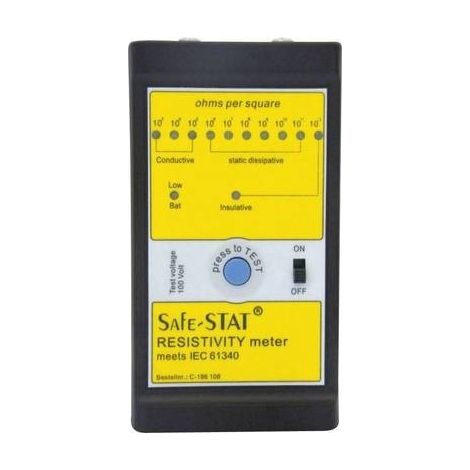 BJZ C-186 108 Kit tester ESD Superficiale, Resistenza , Dispersione incl. Custodia (1/2)