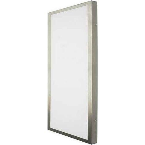 FAB 150686003 Plafoniera 36w 6500k 3,5x30x60 Cm Nichel Piatto 3060lm (1/2)