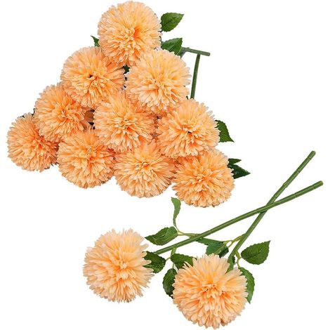 Bouquet de Tournesols Artificiels - Résistant UV - Pour Jardin Porche Jardinière - 12 Pièces (1/5)
