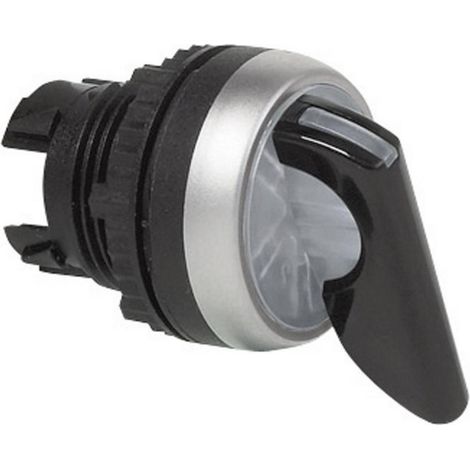 Baco BAL21KV30 botón selector negro cromado LED