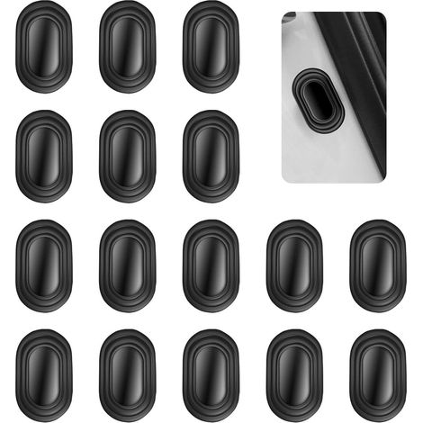16 pièces - Protections de porte en silicone - 36 x 27 x 10 mm - Amortisseurs de choc - Butées de porte - Autocollants anti-collision pour portières - Accessoires auto - Protections de pare-chocs - Po (1/5)