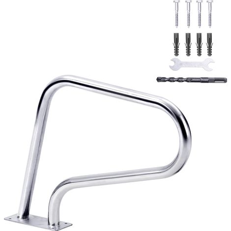 Pool Handlauf 122x91 cm – 304 Edelstahl – 385 kg Belastbarkeit – Nylongriff rutschfest – Für eingelassene Pools, Bad, Whirlpool – Für Senioren, Kinder, Erwachsene