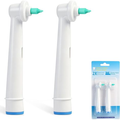 2 Pcs Interdental Brushes Replacement Toothbrush Heads Suitable for Deep Cleaning Interdental Spaces for Daily Oral Hygiene (1/5)