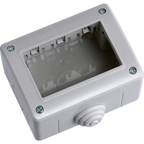 CAJA DE PARED PARA APARATOS IP40 'SOLAR' 3 Postes