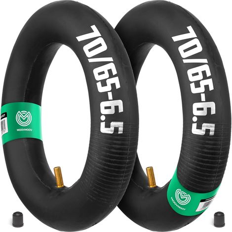 2 Chambres à air 70/65-6.5 (10 Pouces) avec Valve Droite - pour Trottinette électrique, Hoverboard, Mini Scooter. Compatible avec Pneu 70/65-6.5 ou 10x3.00-6.5 (1/5)