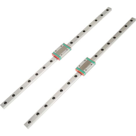 Rails de guidage linéaires LML12H, longueur 400mm, avec blocs coulissants MGN12H, 2 pièces (1/5)