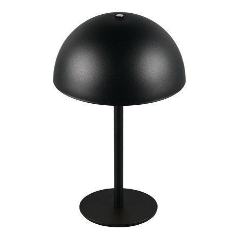Lampada da tavolo LED, metallo, nero opaco, 13x21x13 cm, Munoz (1/4)