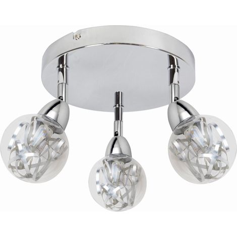 Plafoniera LED Candellux BOLO 98-67708 3 luci 40cm cromo