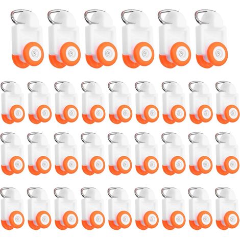 de 100 roulettes pour Rail de Rideau Coulissant 12 MM (1/5)