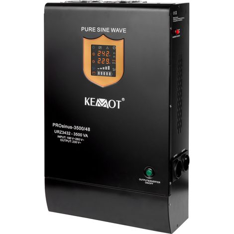 USV-Notstromversorgung KEMOT PROsinus 3500 3500 VA/2400 W 48 V/230 V (1/5)