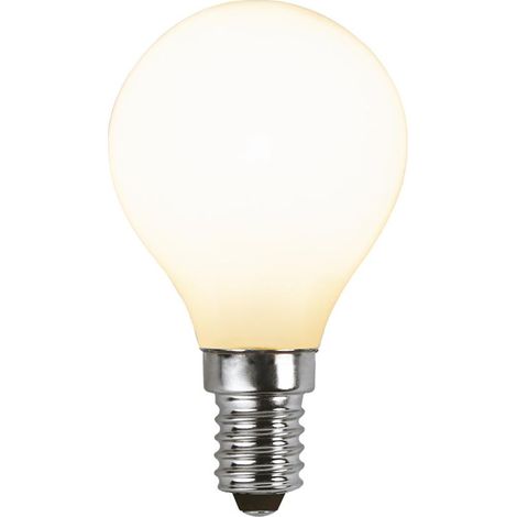 Star Trading Ampoule LED Opaque Filament, E14, 450lm, 5W, intensité lumineuse variable, blanc, 7,8 cm (1/3)