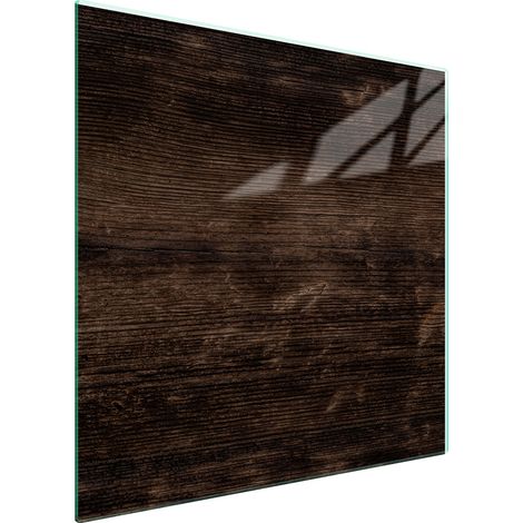 GLASSCHUTZPLATTE FÜR HERD 50x52 HOLZ