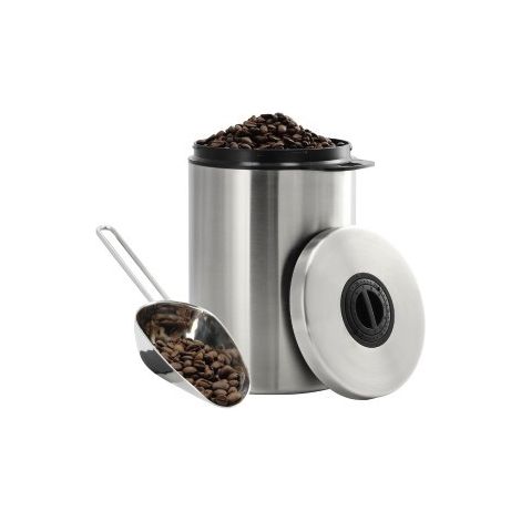 Xavax Modèle Kaffeedose Silber modernes Design 1 kg