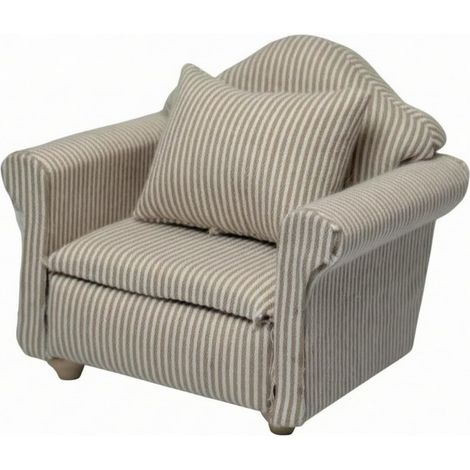 Classic Poppy Armchair Miniature Seat with Removable Armrests for Miniature Decorators (1/5)