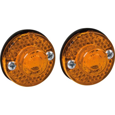 Coppia luci ingombro - 1 Led - 24V - Arancio (1/4)