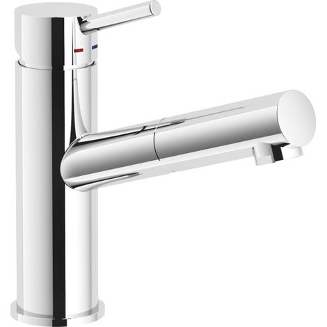 Mezclador monomando de lavabo en latón cromado - Nobili Live (1/2)