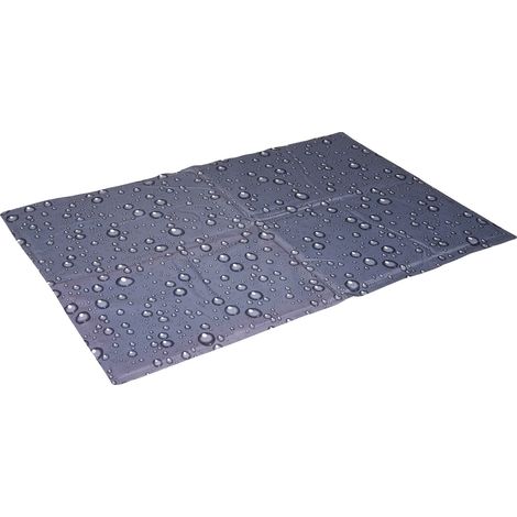 Tapis rafraîchissant pour chien 80 x 120 cm Fresk gris