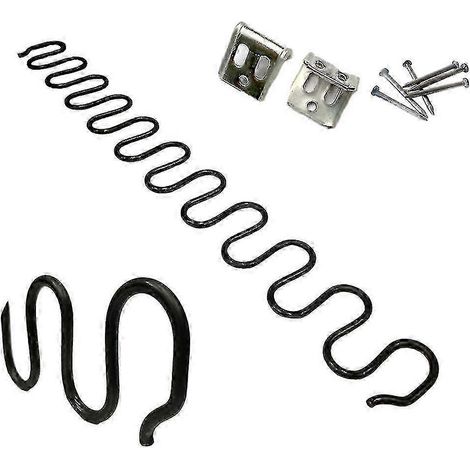 Ressorts de rechange pour fauteuils de canapé en métal pratiques bonne élasticité ressorts plats, 60 cm de longueur. (1/5)