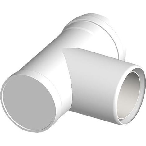 Systeme gaz d'echappement plastique pc revision 87° 80/125