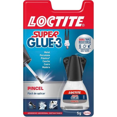 Pegamento Instantaneo Pincel 5 Gr Super Glue3 Loctite (1/2)