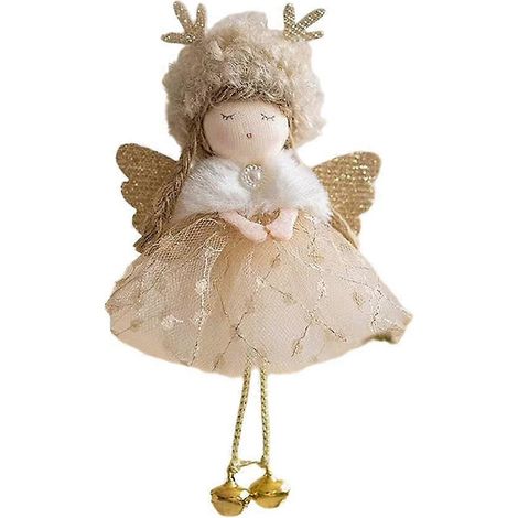 Angel Doll Pendants,Festival Plush Ornaments Plush Angel Ornaments