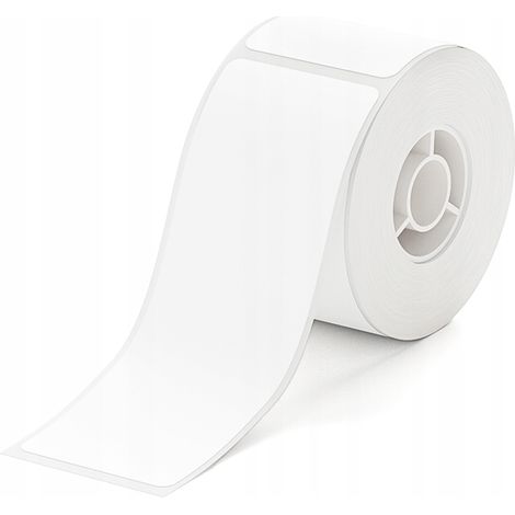 Etichette adesive NIIMBOT ORIGINALI 25x70mm 95 pezzi BIANCHE per Serie B (1/2)
