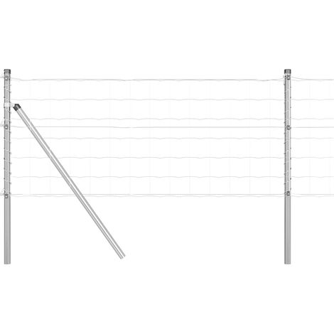 Maison Exclusive - Ground Fix Geschweißter Drahtzaun 10 x 0,6 m (