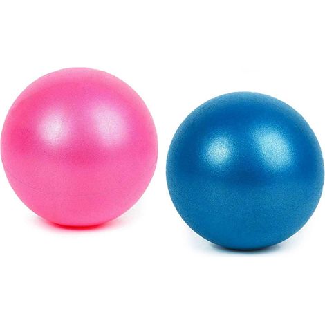 Ballon de Pilates,2pcs 25cm Mini Ballon de Stabilité Ballon Souple Yuga Ball pour Gymnase Bureau à Domicile,Parfait pour Pilates,Yuga,Renforcement du Tronc,Thérapie Physique (1/5)