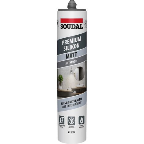 Soudal Silikon Premium anthrazit matt 300 ml Dichtmaterialien