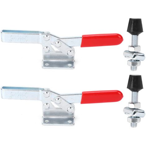 Pince à bascule en acier allié antirouille, 2 pièces, outil à main de maintien à dégagement rapide, 182kg GH201C (1/5)