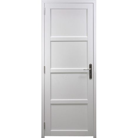 Blocco porta Tamera Tessuto bianco H204 x L83 Mano sinistra (1/3)