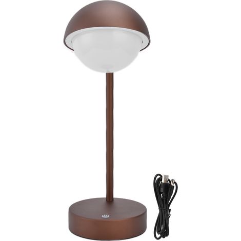 Wiederaufladbare LED-Touch-Schreibtischlampe mit dimmbarer Helligkeit für Wohnzimmer, Schlafzimmer und Esszimmer (1/5)