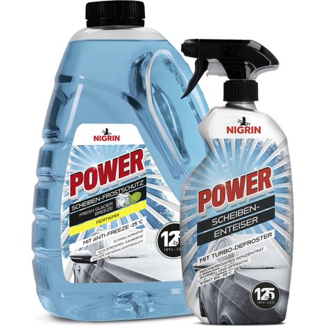 NIGRIN POWER 20870 Scheiben-Frostschutz, Scheibenenteiser Scheibenwaschanlage, Scheiben 1 Set