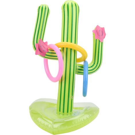 Porte-boisson gonflable cactus pour piscine, support flottant pour boissons, accessoire de fête (1/5)