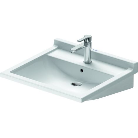 Duravit Waschtisch Starck 3 Vital 60cm, 1 Hahnloch, 03096000001 (1/5)
