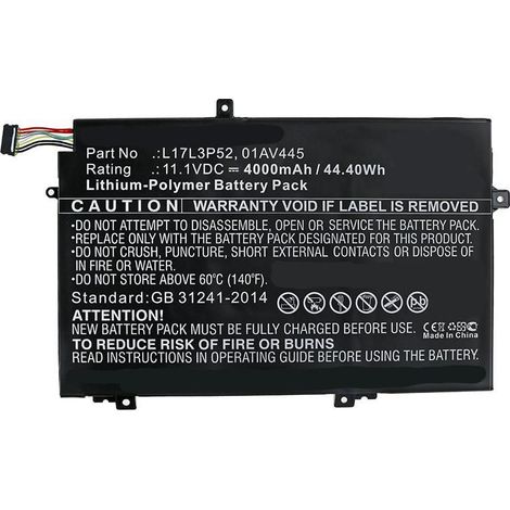 Batterie CoreParts pour ordinateur portable Lenovo, MBXLE-BA0248