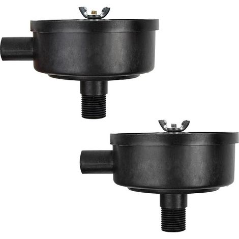 Filtre Silencieux Compresseur D'air Accessoires, à air Comprimé 1/2" 20mm Male Filetage Plastiques Coque Air Compresseur Silencieux Filtres pour Les Chaudières à Compresseur D'air 2 Pièces