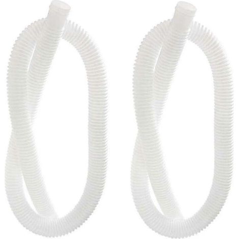 Lot de 2 tuyaux de rechange pour pompes de piscine Intex modèles 607 et 637 (diamètre 1,25 pouce, 25-26 pouces). (1/4)