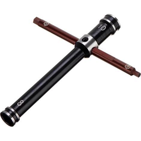 Cross Wrench Socket Spanner 3mm 5mm 8mm 10mm Universal Tires Nut Tools For Remote Control Car Off-Ro (1/4)