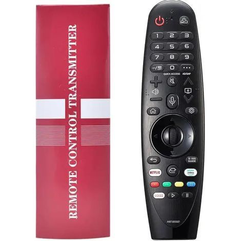 Télécommande Magic Remote pour LG Smart TV - AN-MR19BA AKB75675301 - Compatible avec AN-MR650A, AN-MR18BA - Commande Vocale Bluetooth pour Séries OLED, NanoCell, UHD - Remplacement pour 65SJ80 (1/5)