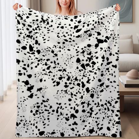 Couverture de lit en polaire, jeté doux et chaud pour le printemps, légère et luxueuse en microfibre de polyester, décoration intérieure, ajout élégant à la décoration intérieure, cadeau idéal pour ho (1/4)