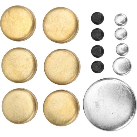 Kit 6 bouchons de gel en laiton MPE-108BR compatible moteur Ford petit bloc 255 260 289 302 351 ci remplacement (1/5)