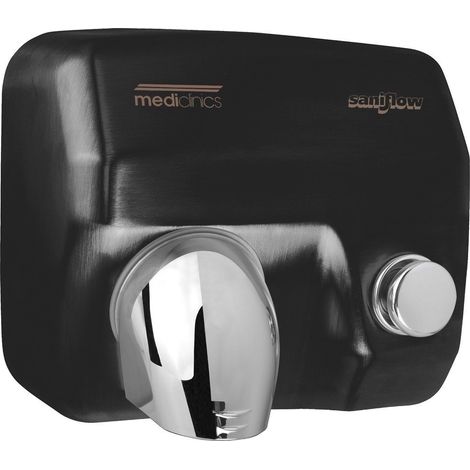 MEDICLINICS E05B SANIFLOW Secadora de Manos Manual Negra - ref: E05B