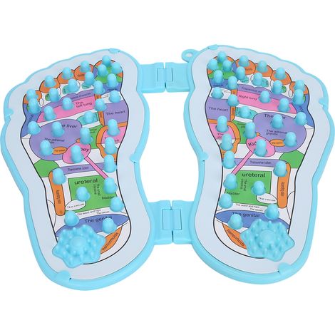Tapis de massage réflexologique plantaire pour pieds, stimulateur de circulation sanguine, plaque d'acupression ergonomique (1/5)