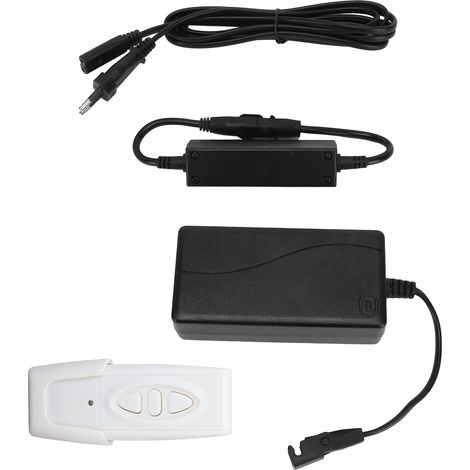 Ortviai Télécommande sans fil pour lit électrique et canapé motorisé 433,92 MHz, contrôle à distance mono-moteur, ABS résistant (1/4)