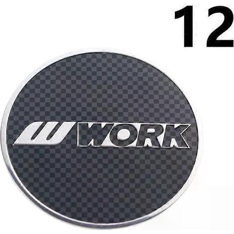 4 Stück/Lot 45 mm WORK VS Auto-Radnabenkappen Rennsport-Emblem RAYS VOLK XXR Felgen-Nabenkappen Emblem Aufkleber