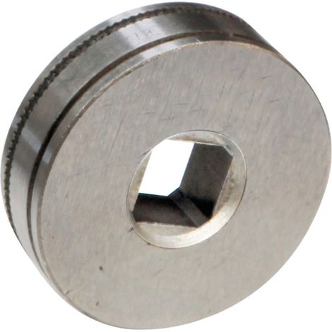 Galet de type D pour fil plein en aluminium Ø 0,8 / 1,0 mm