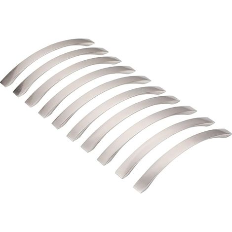 10 Pièces Poignee de Meuble Cuisine Porte Poignées Placard Tiroir Chambre Avec des vis,Distance du Trou 160 MM (1/5)