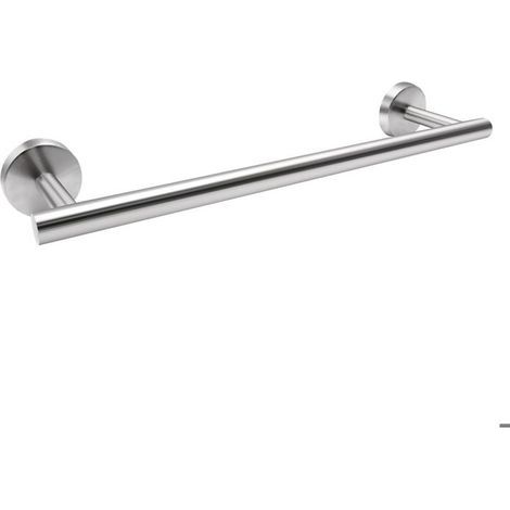 Towel holder - - 40 x 5.5 cm - Stainless steel - Silver - Contemporary design
