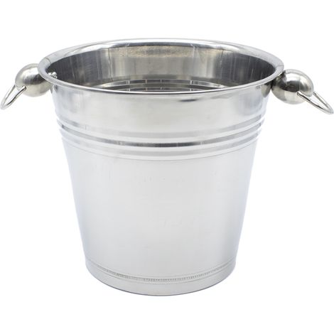 Cubo acero galvanizado con tirador 20 cm Gris (1/4)